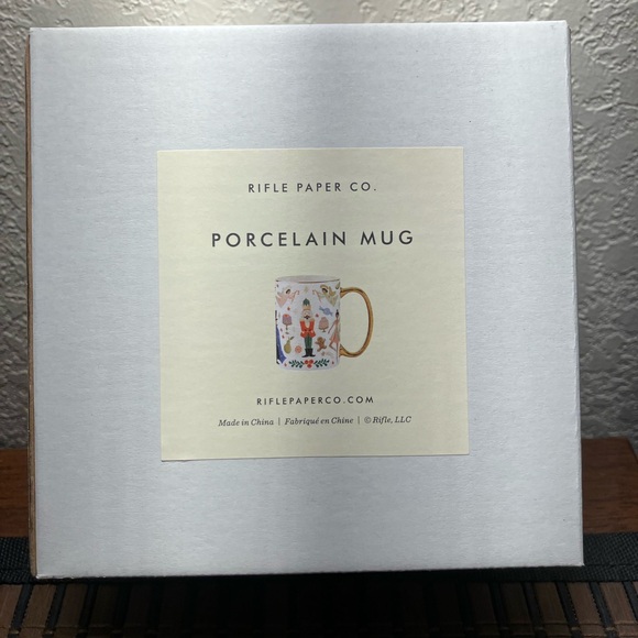 New in Box Rifle Paper Co porcelain mug nutcracker - Picture 2 of 5